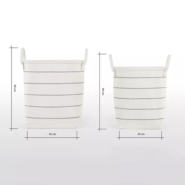 Modernong simpleng sambahayan felt non-woven round dirty laundry basket foldable portable felt cloth storage bucket