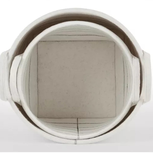 Сучасний простий побутової фетровий нетканий круглий кошик для брудної білизни, складаний портативний відро для зберігання повстяної тканини