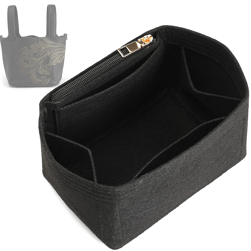 JI HANG Dompet tas penyimpanan tas tangan dimasukkan ke dalam tas, tas penyimpanan tas flanel, tas penyimpanan dompet tas tangan