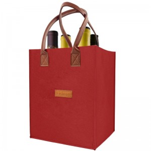 Чанта за вино JI HANG 4 Бутилка, чантичка за вино с разделител