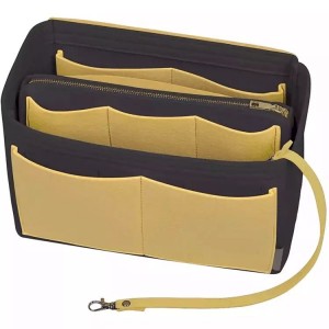 Δίχρωμη τσόχα εσωτερική τσάντα αποθήκευσης κύστης Τσάντα αποθήκευσης καλλυντικών τσόχα φορητή τσάντα αποθήκευσης μακιγιάζ εσωτερική κύστη