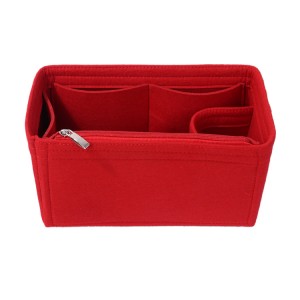 JI HANG ハンドバッグに挿入されたフェルト財布収納バッグ、収納バッグに挿入されたハンドバッグ、構造化されたハンドバッグ収納バッグ