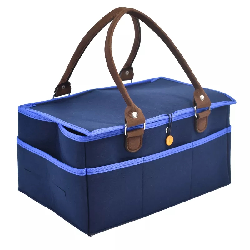 Багатоцільова повстяна коробка для підгузників останнього стилю, проста та велика місткість для захисту навколишнього середовища, яку можна використовувати для перенесення сумок