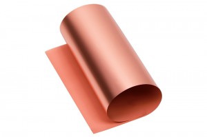 Folha de cobre laminada simples de bateria de lítio