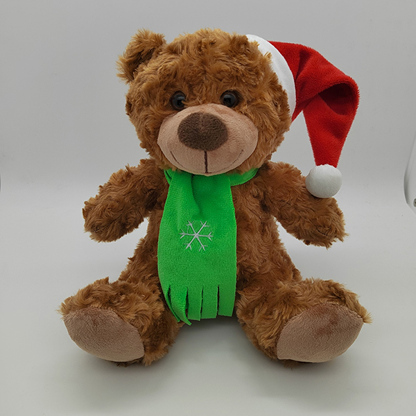 Baby soft plush teddy bear elk Snowman Christmas gift kids plush toy រូបភាពពិសេស