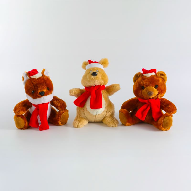 Hadiah Krismas boneka haiwan untuk kanak-kanak