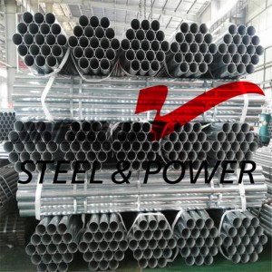 បំពង់ដែក Galvanized ក្តៅ GI Pipe Pre Galvanized Steel Pipe