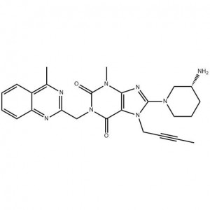 (R)-8-(3-Amino-piperidin-1-yl)-7-kodwa-2-ynyl-3-methyl-1-(4-methyl-quinazolin-2-ylmethyl)-3