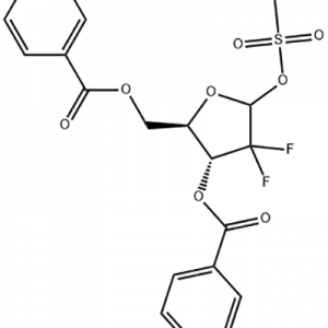 2-deoxý-2,2-díflúor-3,5-ó-díbensóýlríbósa mesýlat