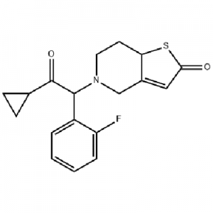5-[2-syklopropyyli-1-(2-fluorifenyyli)-2-oksoetyyli]-5,6,7,7a-tetrahydrotieno[3,2-c]pyridin-2(4h)oni