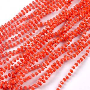 New arrival crystal glass beads, tyre shape glass beads for making clothes