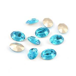 High quality crystal oval shape fancy stone k9 rhinestone fancy glass stone