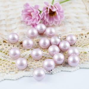 JC Crystal 4mm 6mm 8mm Round Glass Pearl Beads Necklace Loose Imitation Pearl Pearl Jewelry