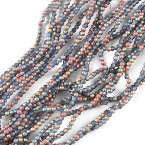 Loose Beads 2mm Crystal Round Beads, Glass Beads for Jewelry Making