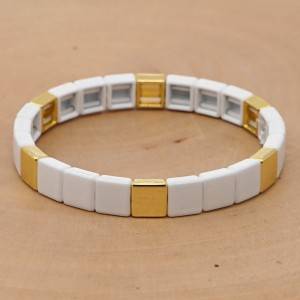 Fashion popular simple handmade alloy beads bracelet women