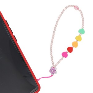 Wholesale Bead Mobile Accessories Bohemian Summer Beach Peal Cell Phone Chain String