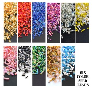 Wholesale mix color multishape seed beads for jewelry making