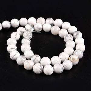 Natural white Howlite beads loose beads jewelry making african beads jewelry set nigerian