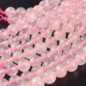 Pink crystal quartz stone beads wholesale high quality loose customize beads