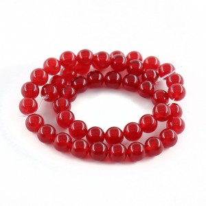 Multi color chalcedony jade beads bracelet accessories from gemstone jewelry natural stone wholesale