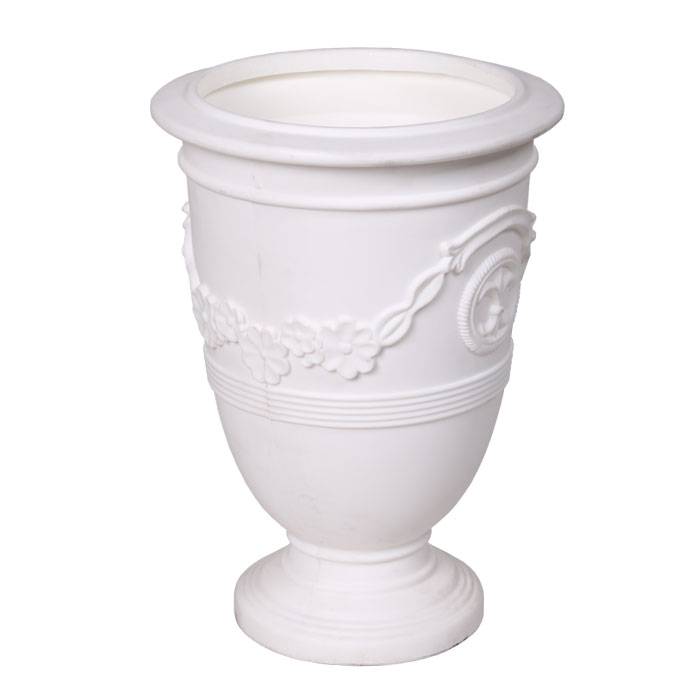 Vaso in plastica rotostampato per vasi da fiori per vivaio, design per fioriere da esterno, giardino