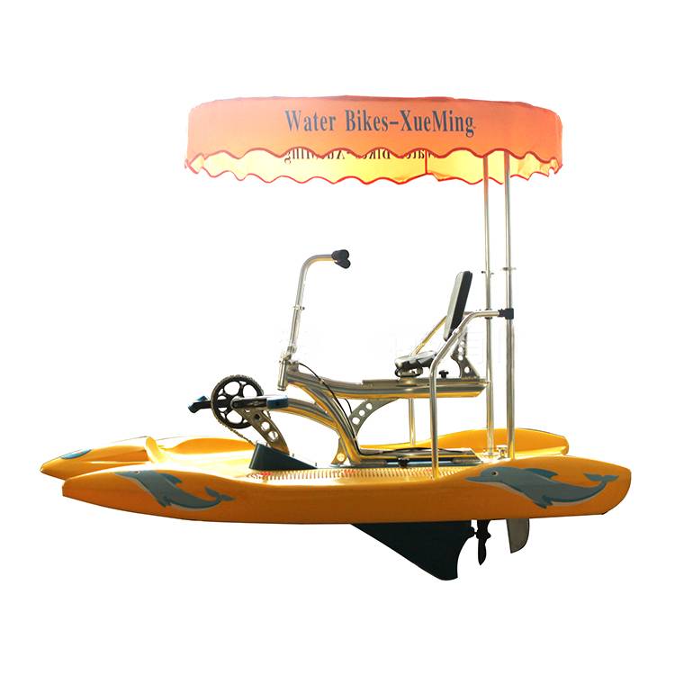 Custom Size Heavy-duty Rotomolding Inflatable Banana Pontoons Tubes Buoy Pedal Boats para sa Naglutaw nga Sea Water Bicycle Bike Featured Image