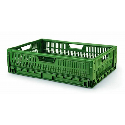 Foldable fresh vegetable crate 600mm*400mm*115mm Featured Image