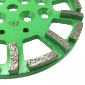 10 Inch Concrete Grinding Wheel Para sa Blastrac Mk Edco Spe Grinder Machine