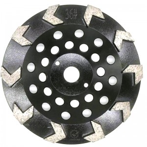 Beton Grovslibning Cup Wheel til håndholdt slibemaskine
