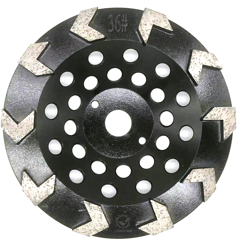 Concrete Coarse Grinding Cup Wheel for Hand-held Grinder Machined ຮູບພາບແນະນໍາ