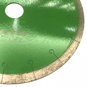Lama di sega sinterizzata a cerchi continui è segmenti per u taglio di piastrelle di porcellana