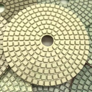 Flexibele diamant-natte polijstpads voor het polijsten van graniet-marmersteen