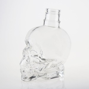 Tin-aw nga Liquor BottleCrystal White Glass Wine Bottle Fancy Empty 500 Ml /700 Ml /750 Ml Glass Whisky Bottle