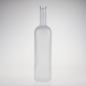 500 ml krystallklar glassflaske for brennevin