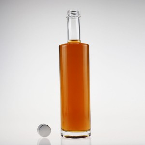រោងចក្រចិន Custom White Frosted Corked Customized Wine Grey Goose Vodka Bottle 750ml 750ml ដបផ្ទាល់ខ្លួនជាមួយមួកអាលុយមីញ៉ូម