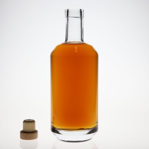 Sticla de lichior din sticlă de brandy OEM de 700 ml