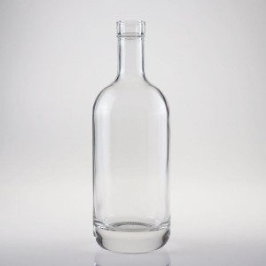 500ml krystal hvid glasflaske