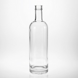 500ml kristal wit glas bottel