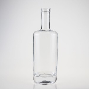 Xina a l'engròs d'ampolles de licor de vidre esmerilat de serigrafia de vidre de whisky d'alta qualitat
