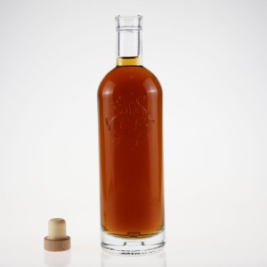 Whisky Brandy Xo Vodka Transparente Blanco 750ml Botellas de vino de vidrio