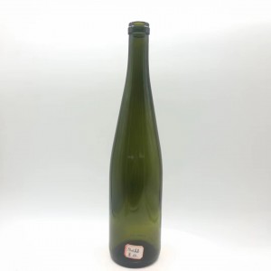 375/500/750ml Putih Merah Es Anggur Kaca Botol Botol Anggur Buram Bening dengan Tutup