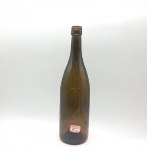 Bouteille de vin en verre à paroi épaisse de forme ronde de 750 ml 900 ml 1000 ml 1800 ml