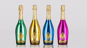 Botellas de champán personalizadas