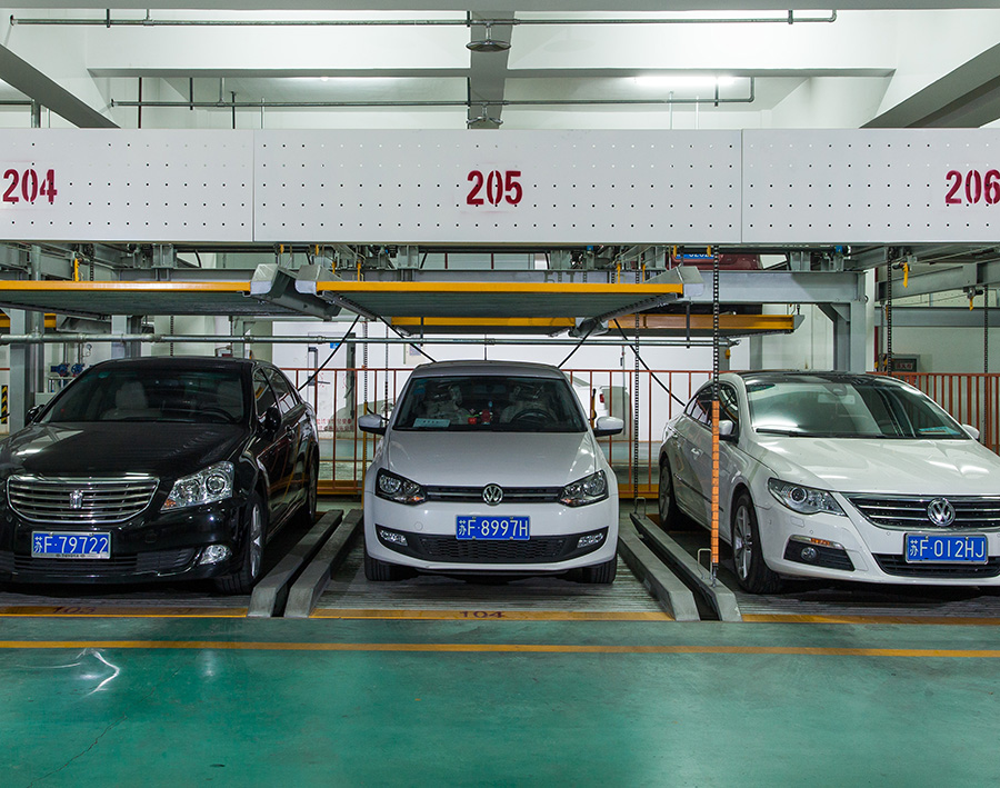 Sistem de parcare auto pe 2 nivele parcare mecanica