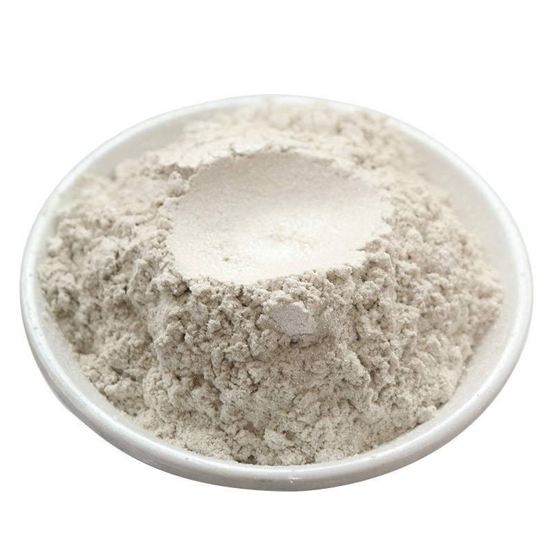 Biały, perłowy pigment w proszku miki spożywczej do dekoracji żywności