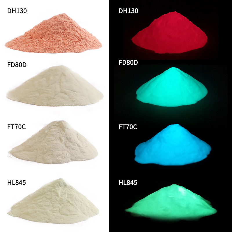 Neón de alta calidade que brilla na escuridade pigmento en po fósforo fluorescente ultravioleta para acuoso