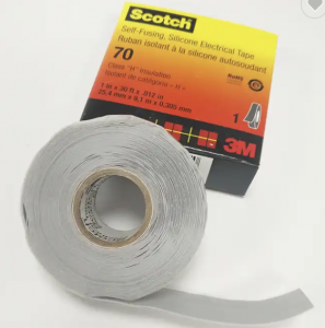 Scotch® सेल्फ-फ्यूजिंग सिलिकॉन रबर इलेक्ट्रिकल टेप 70