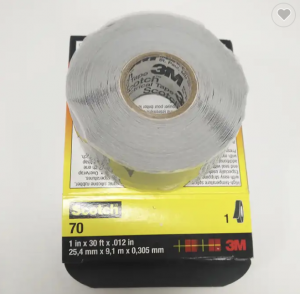 Scotch® Self-Fusing Silicone Rubber Electrical Tape 70
