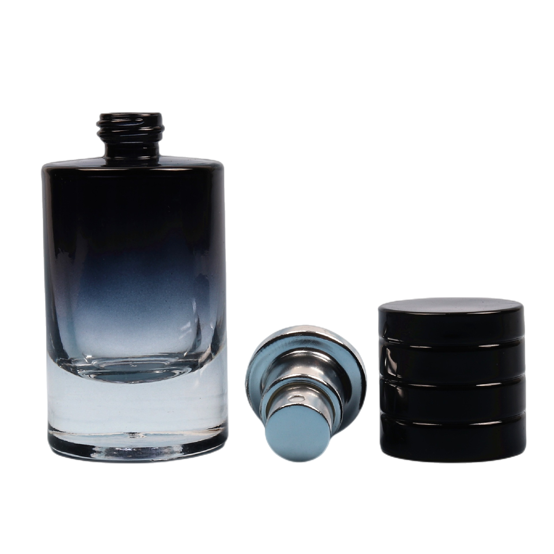 Benutzerdefinierte 30ml 50ml schwarz Glas Diffusor Flasche
