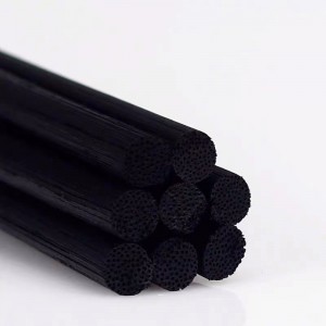 3mm, 4mm, 5mm, 6mm, 8mm dabīgi melna taisna bambusa nūja niedru difuzoram